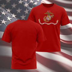 USMC Flag Vintage Graphic T-Shirt