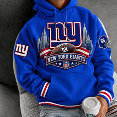 Rugby-print Hoodie
