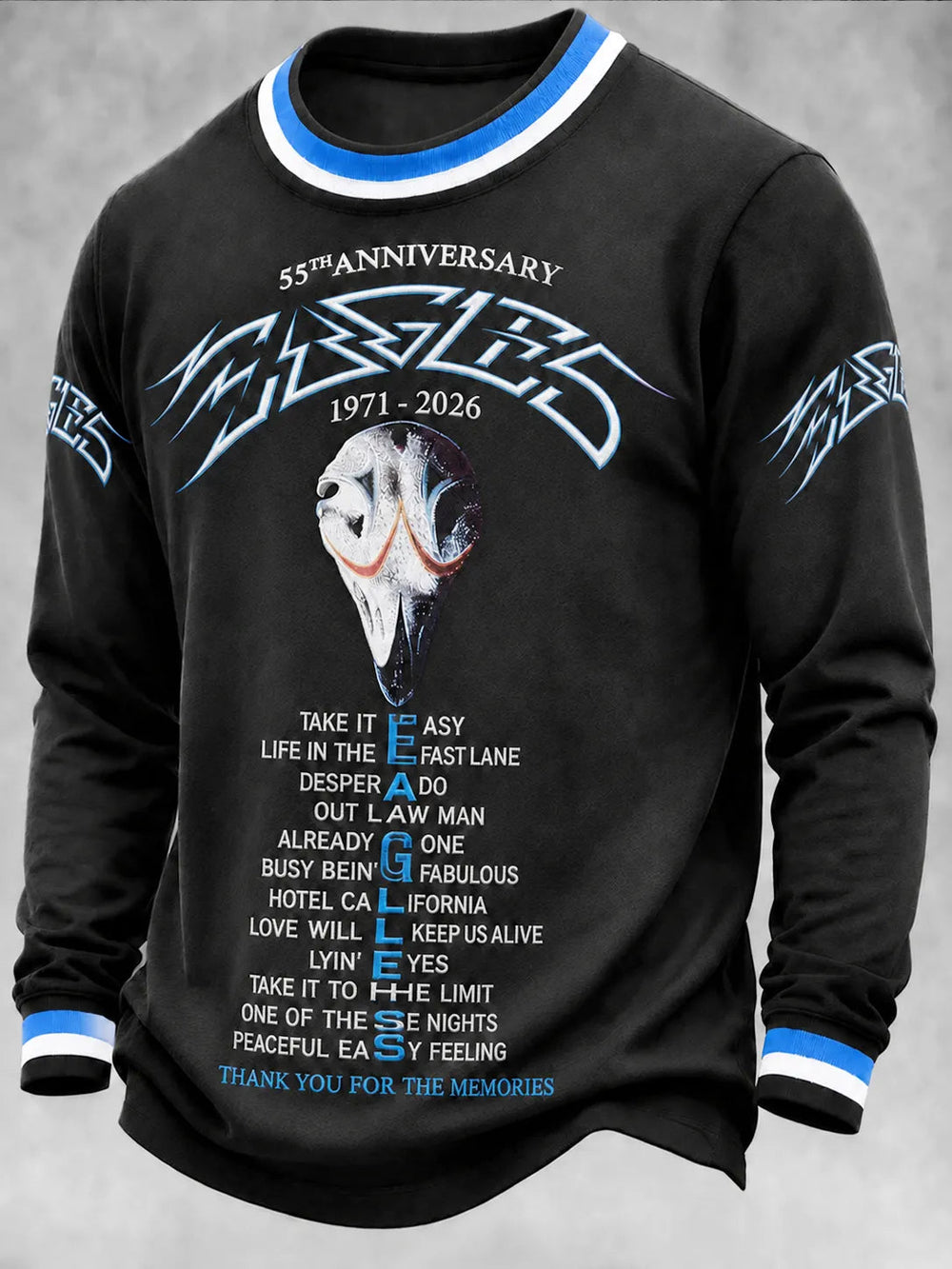Men's Music Graphic Crewneck Sweatshirt