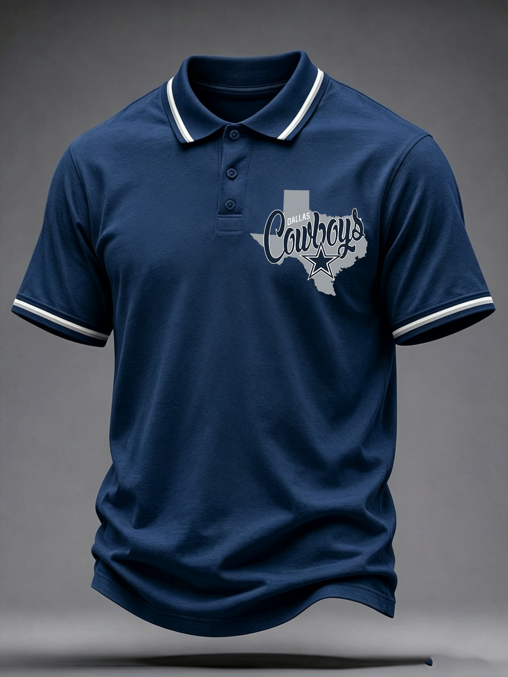 Men's Football Short-Sleeve Polo Shirt