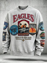 Men's Music Graphic Crewneck Sweatshirt