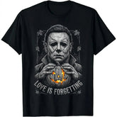 Horror Character Pumpkin Casual Short‑Sleeve T‑Shirt