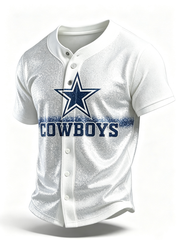 Men's Football Print Shirt