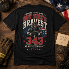 Distressed Tribute Figure Print Men Tee