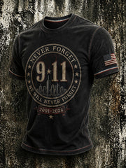 Men's 9.11 Never Forget Printed T-shirt