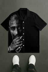 2pac Men's Lapel Shirt