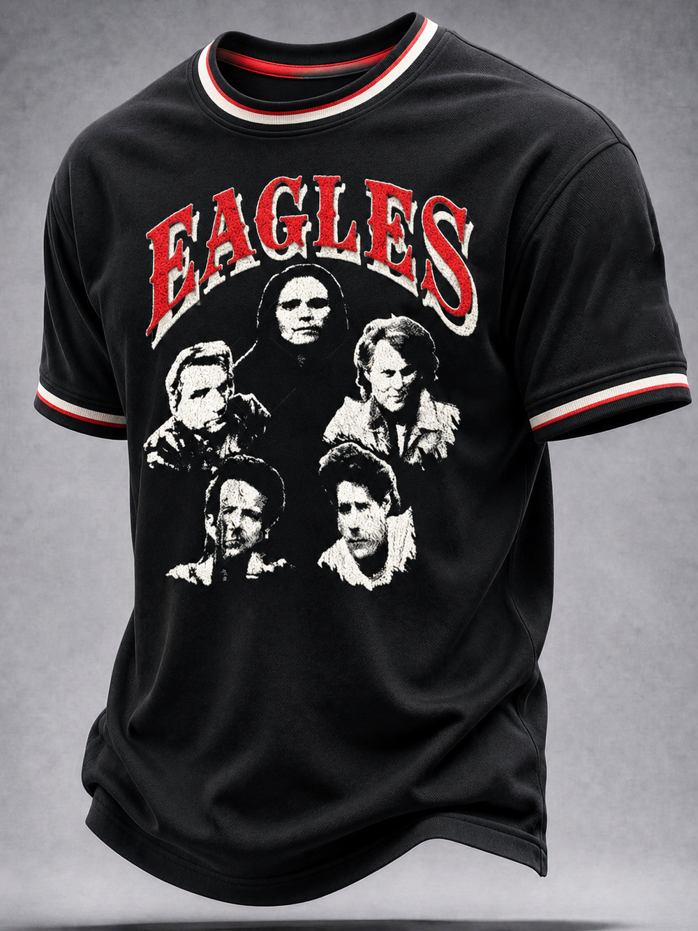 Men's Music Print T‐Shirt