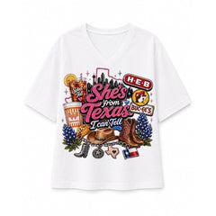 She's From Texas I Can Tell Tee Southern State Pride Gift
