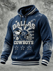 Men's Football Print Sweatershirt
