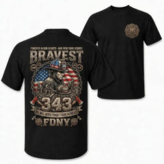 Men Retro Ornate Frame Hero Graphic Tee