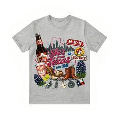 "She's From Texas I Can Tell" Unisex T-shirt