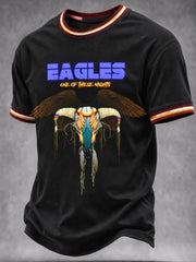 Men's Music Print T‐Shirt