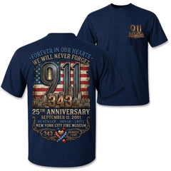 Men Retro Distressed Flag City Graphic Tee