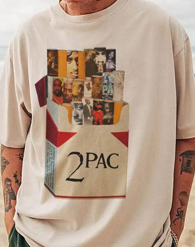 2PAC Album Vintage Men T-Shirt