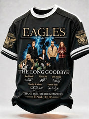 Men's Music Print T‐Shirt