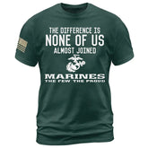 USMC Shirt - The Few The Proud T-shirt