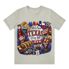 "She's From Texas I Can Tell" Texas T-shirt