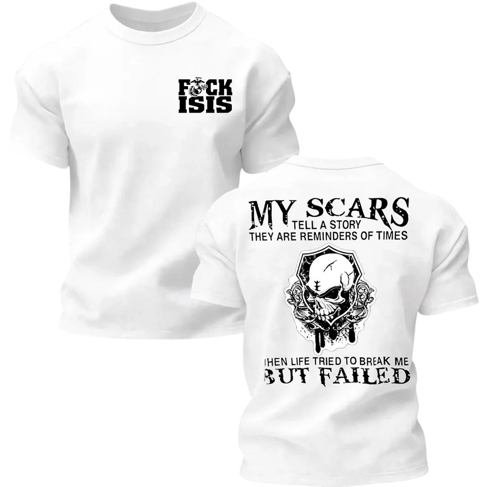 USMC - My Scars Tell A Story T-shirt