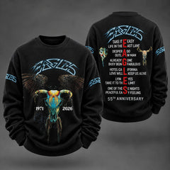 Men's Music Graphic Crewneck Sweatshirt