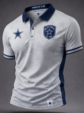 Men's Football Short-Sleeve Polo Shirt