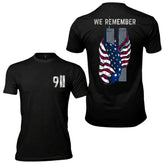 9/11 We Remember Twin Towers Tee - Patriotic Never Forget Shirt