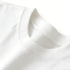 Men's Spring And Summer Loose T-shirt With Personalized Anime Character Embroidery