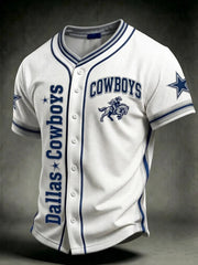 Men's Football Print Shirt