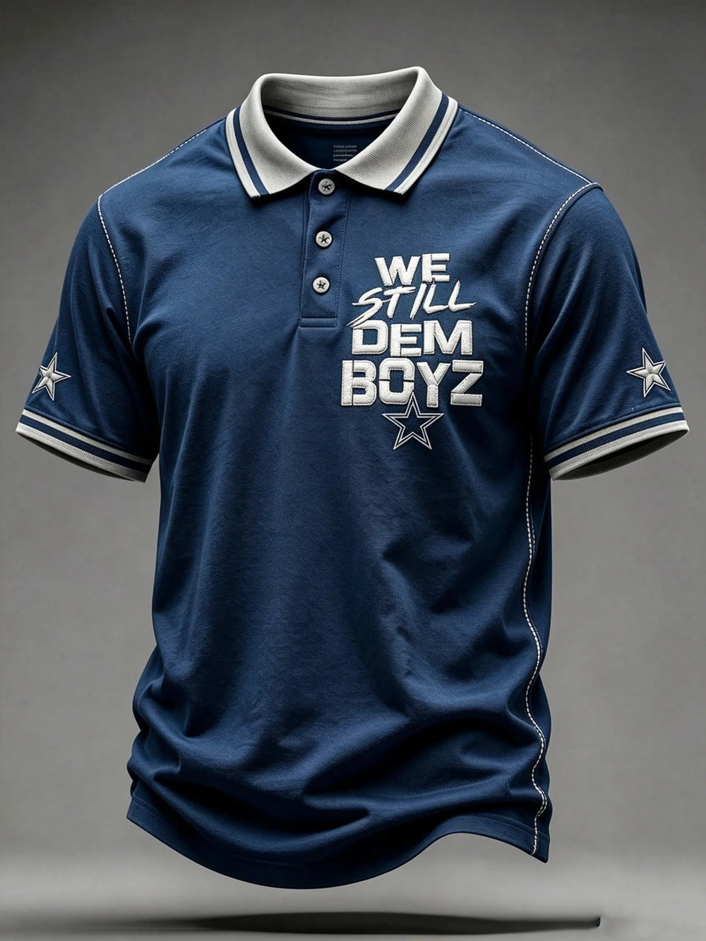 Men's Football Short-Sleeve Polo Shirt
