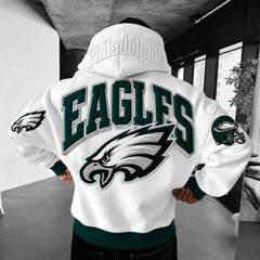 Rugby-print Hoodie