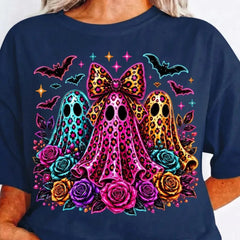 Leopard Ghost Halloween Shirt