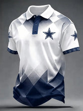 Men's Dallas Football Print Polo Shirt