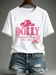 Women'S Country Music Printed Casual T-Shirt