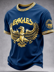 Men's Music Print T‐Shirt