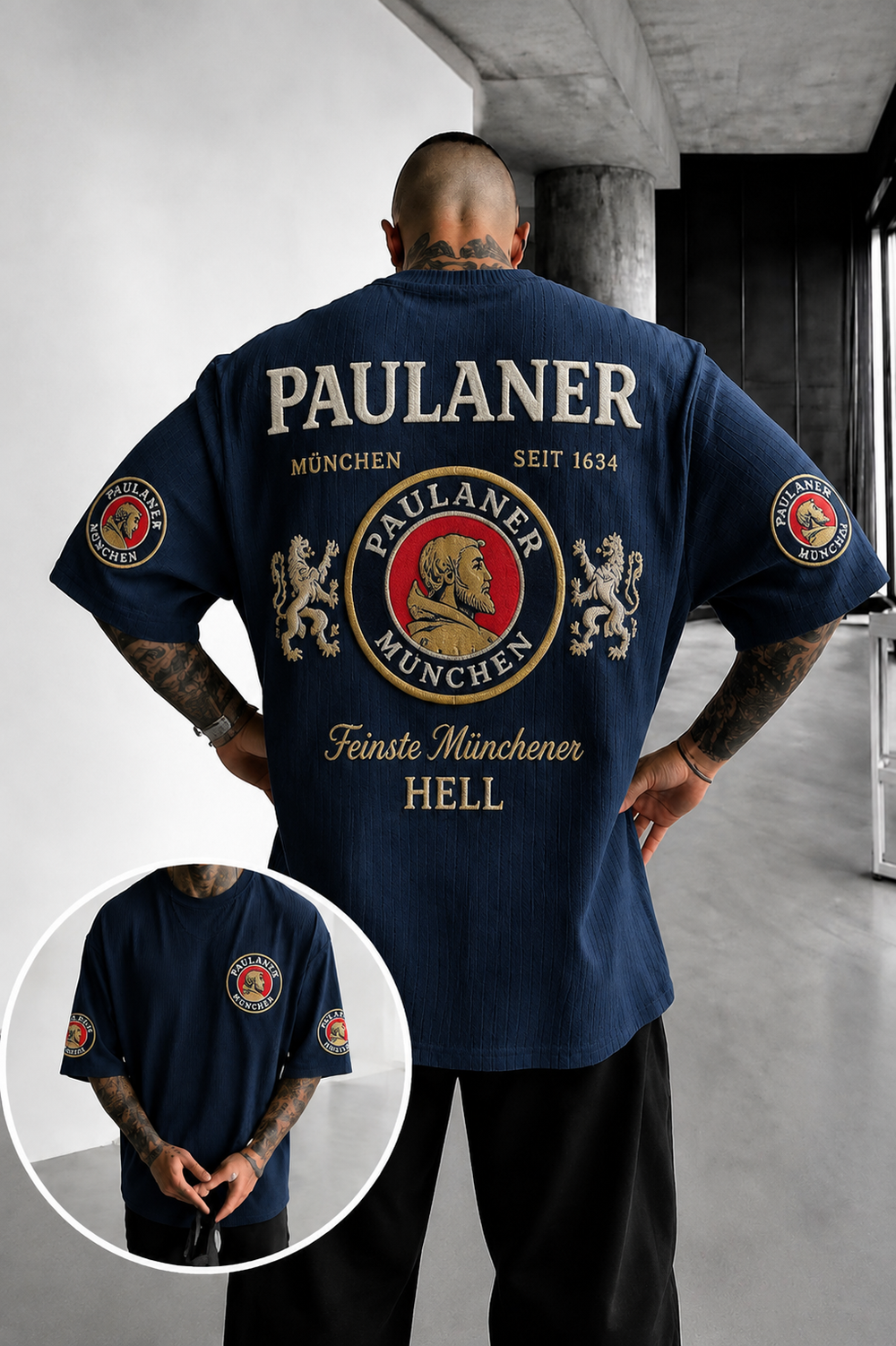 Men's Beer Print T-Shirt