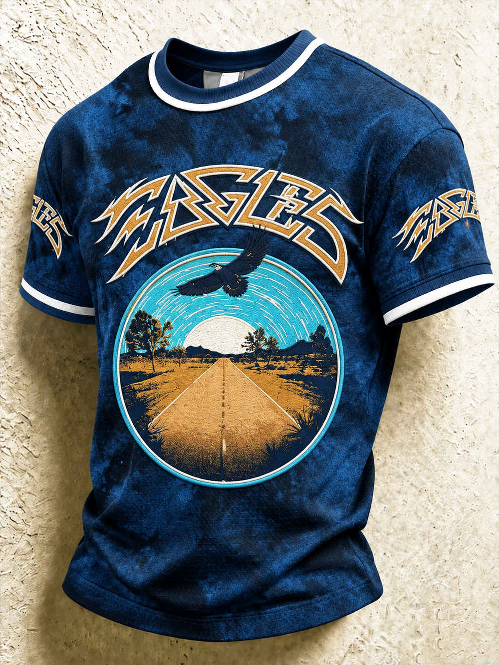 Men's Music Print T‐Shirt