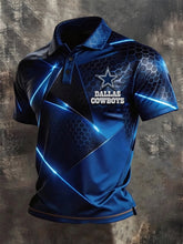 Men's Football Short-Sleeve Polo Shirt