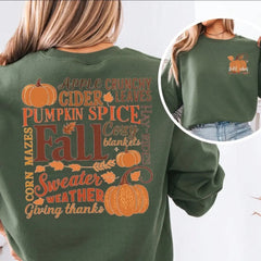 Fall Vibes Pumpkin Sweatshirt