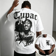 Unisex West Coast Legend Print Short-Sleeve T-Shirt