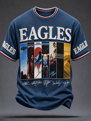Men's Music Print T‐Shirt