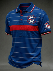 Men's Football Short-Sleeve Polo Shirt