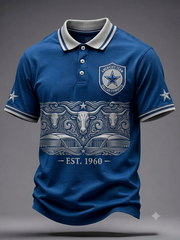 Men's Football Short-Sleeve Polo Shirt