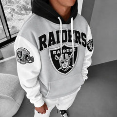Rugby-print Hoodie