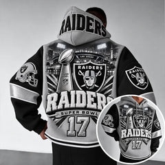 Rugby-print Hoodie