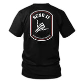 Send It Tactical Shirt Motivation Mindset Graphic Tee No Victory Without Sacrifice T-Shirt