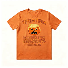 Trumpkin Funny Pumpkin Halloween Graphic T‑Shirt