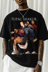 Tupac Artistic Oil Painting Graphic Tee