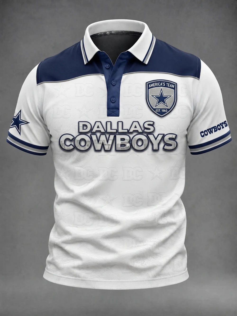 Men's Football Short-Sleeve Polo Shirt