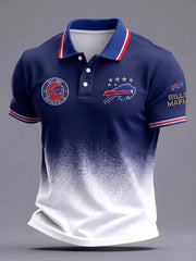 Men's Football Short-Sleeve Polo Shirt