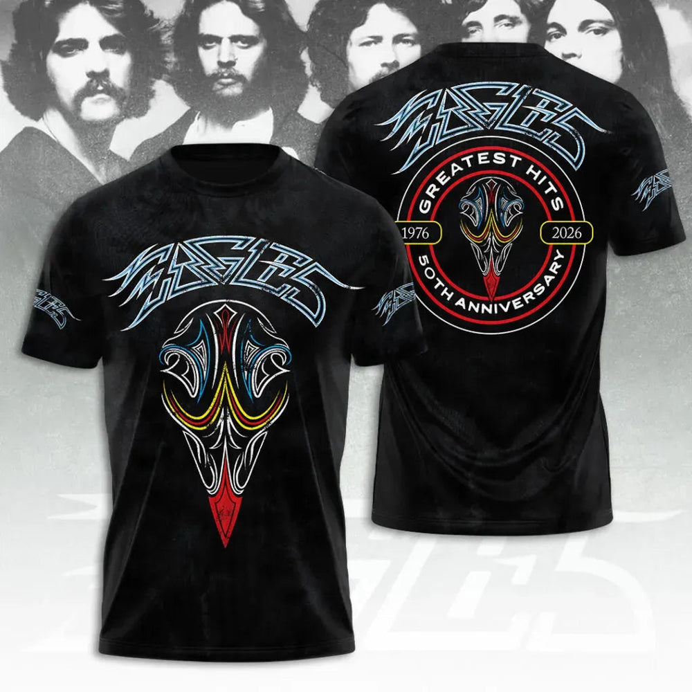Men's Music Print T‐Shirt