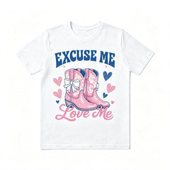 Western Cowgirl Love Quote Cowboy Boots Graphic Tee
